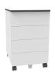 Container Schreibtischschrank SZP 640 Rollen 4 Schubladen H 660mm