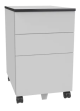 Container-Schreibtischschrank SZPP 630 Front aus Platte Rader 66cm 