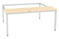 Sockel für Sicherheits- und Gesundheitsgarderobe P 331 W - 90 cm mit festem Sitz